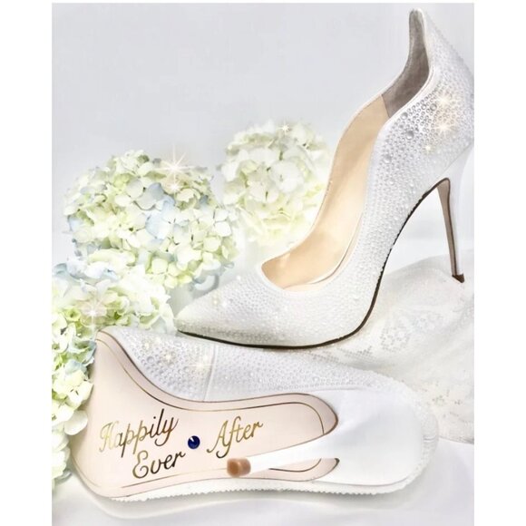 Jessica Simpson Women's Bridal Bride Wedding Heels Shoes Stiletto Size 10 - Picture 1 of 16